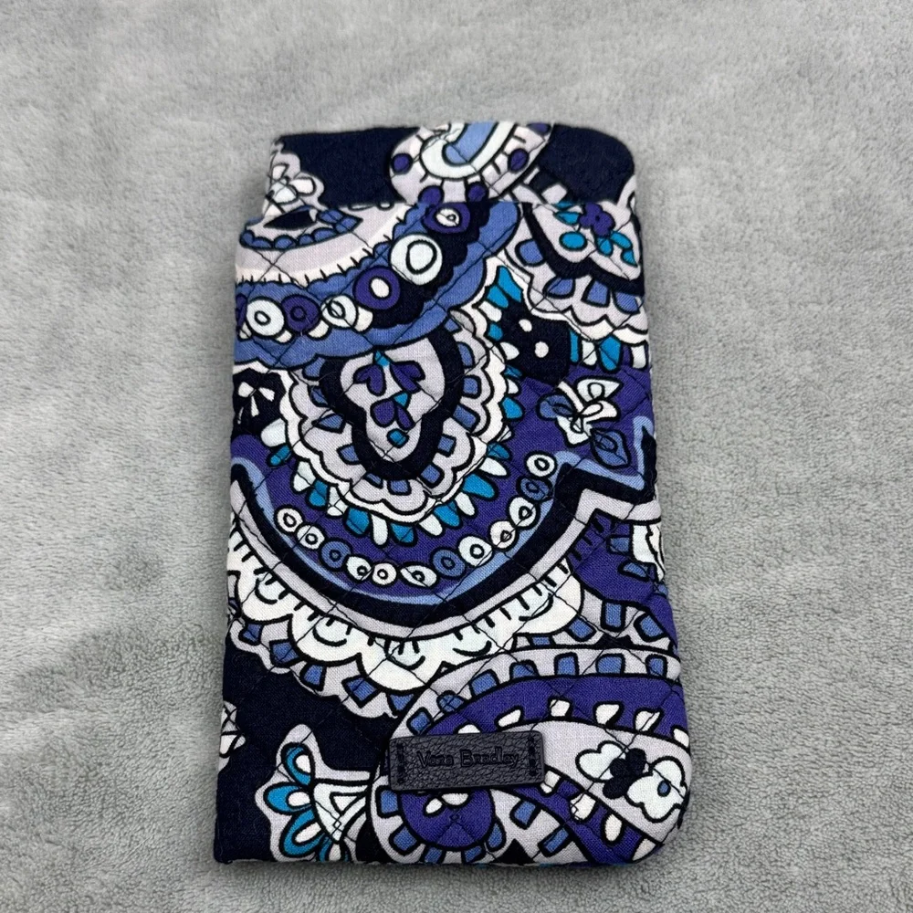 Vera Bradley Deep Night Paisley Glasses Case